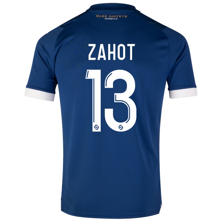 Kinder Sarah Zahot #13 Dunkelblau Auswärtstrikot Trikot 2023/24 T-Shirt Schweiz