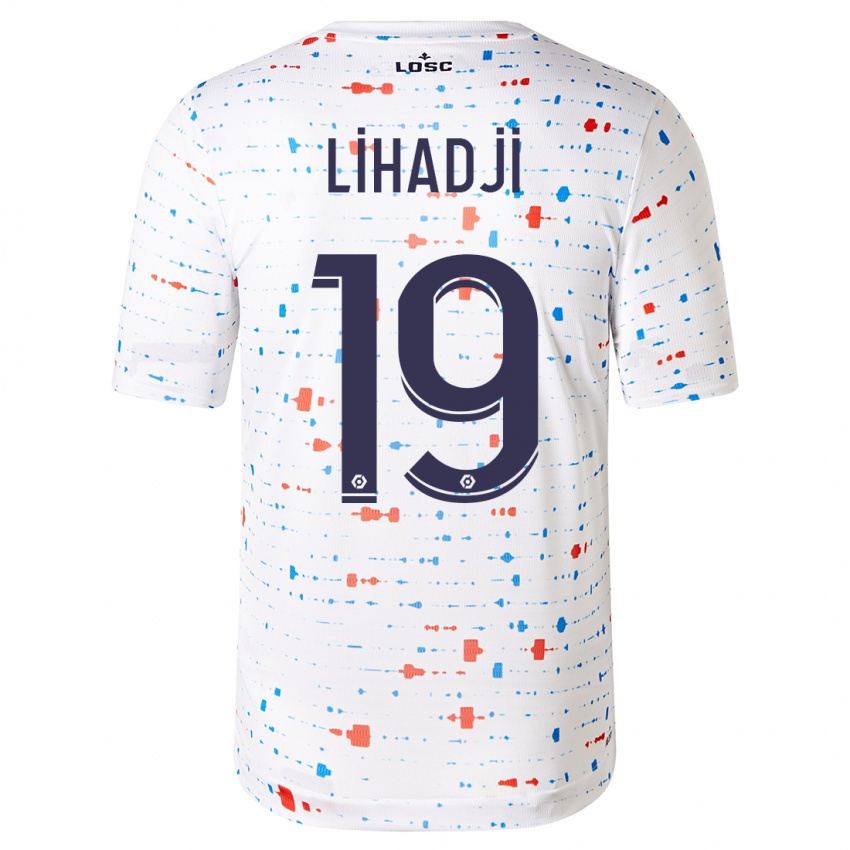 Enfant Maillot Isaac Lihadji #19 Blanc Tenues Extérieur 2023/24 T-Shirt Suisse
