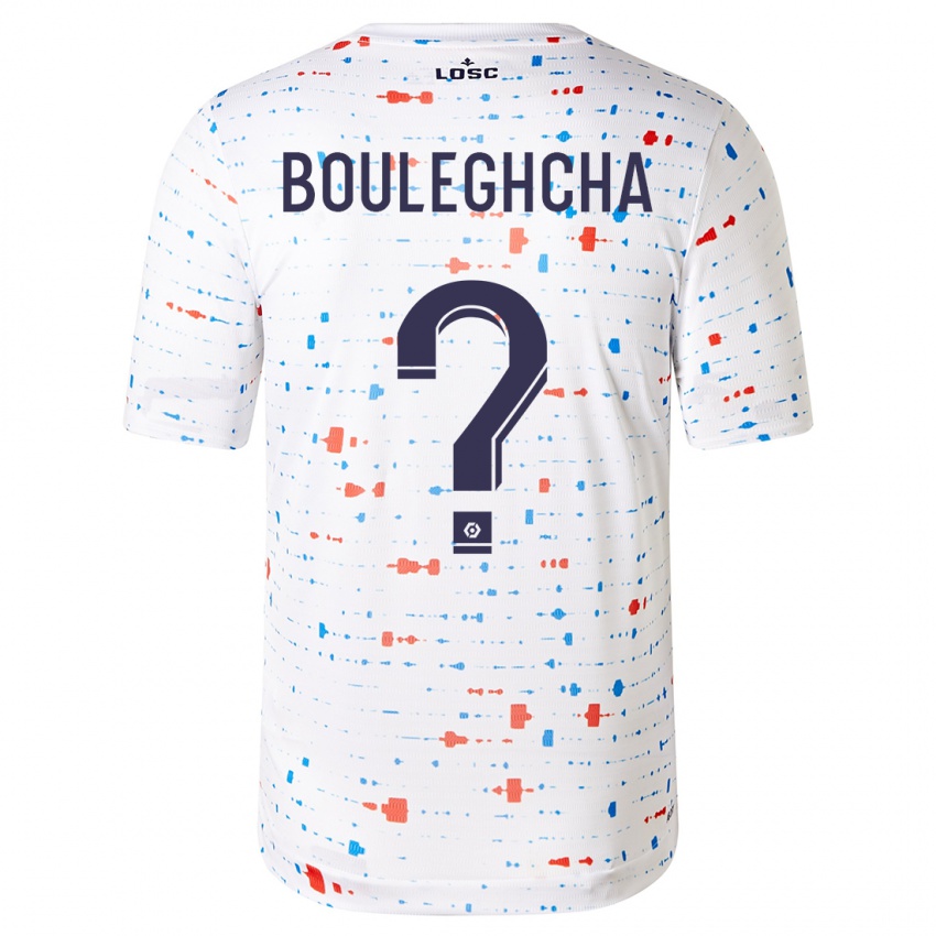 Enfant Maillot Ismail Bouleghcha #0 Blanc Tenues Extérieur 2023/24 T-Shirt Suisse