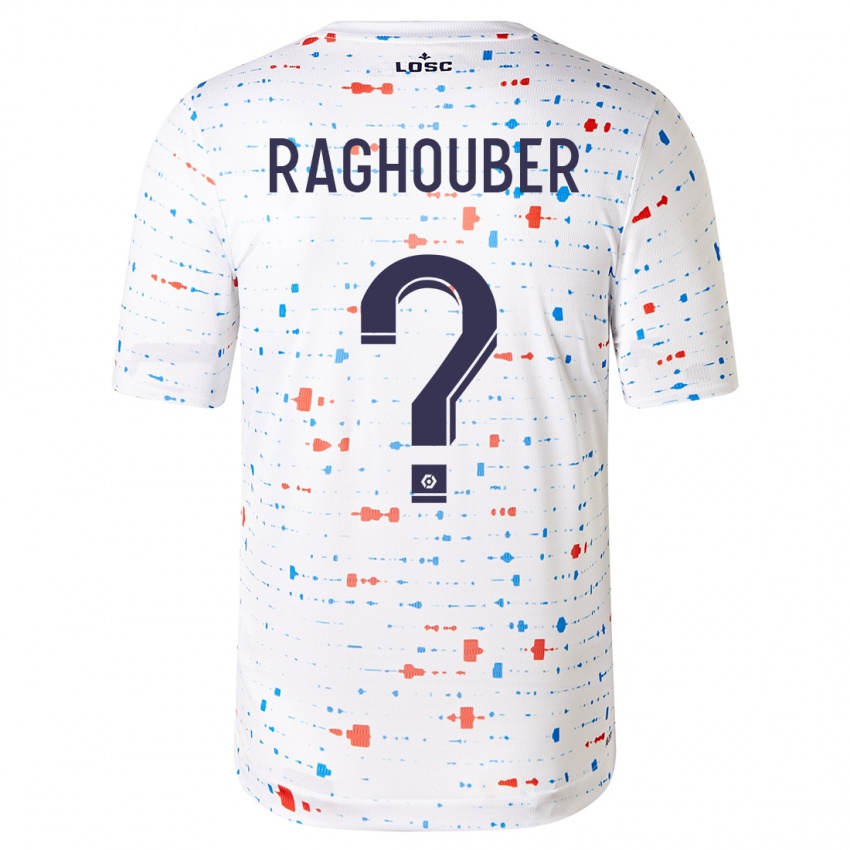 Enfant Maillot Ugo Raghouber #0 Blanc Tenues Extérieur 2023/24 T-Shirt Suisse