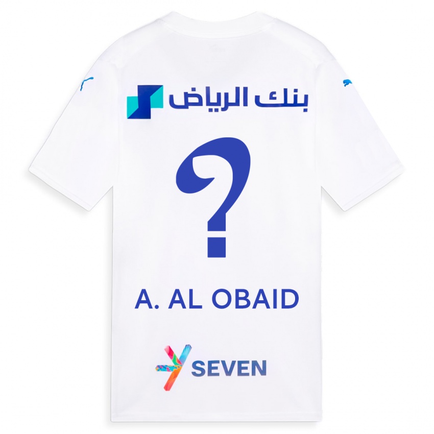 Enfant Maillot Abdulrahman Al-Obaid #0 Blanc Tenues Extérieur 2023/24 T-Shirt Suisse