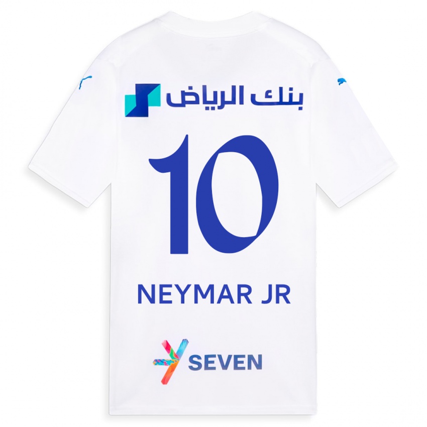 Enfant Maillot Neymar #10 Blanc Tenues Extérieur 2023/24 T-Shirt Suisse