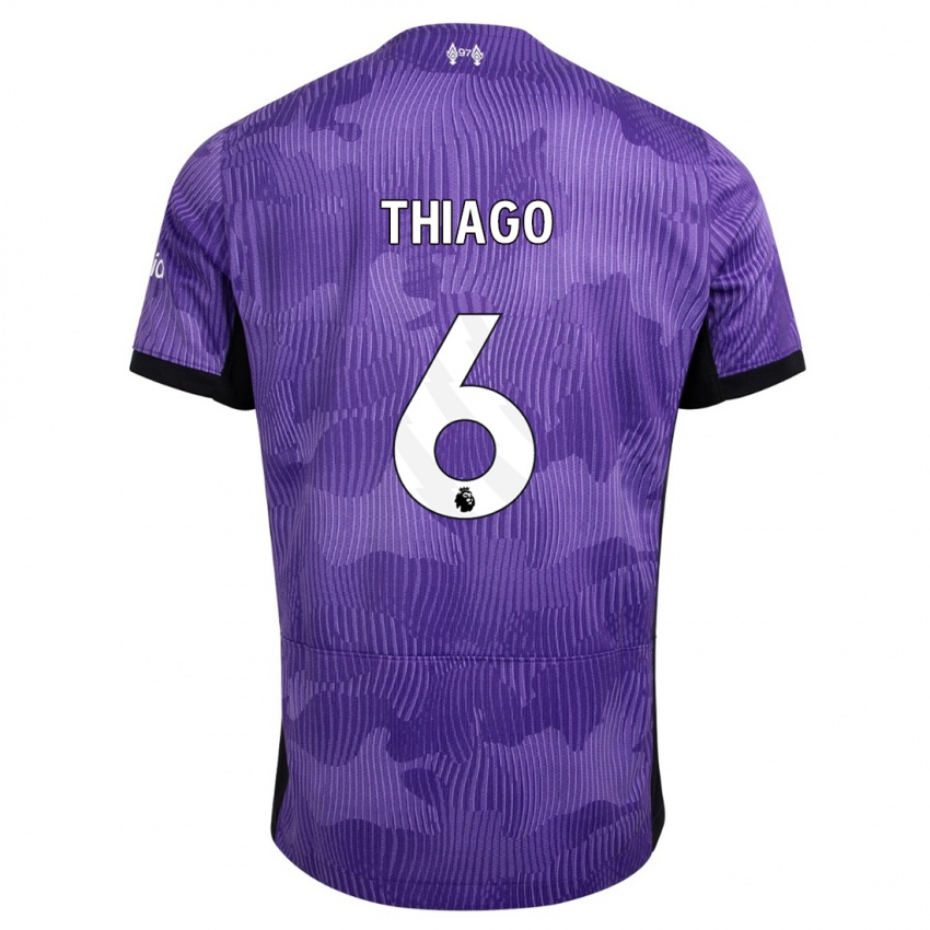 Kinder Thiago #6 Lila Ausweichtrikot Trikot 2023/24 T-Shirt Schweiz