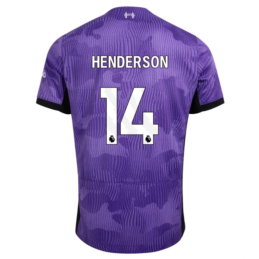 Kinder Henderson #14 Lila Ausweichtrikot Trikot 2023/24 T-Shirt Schweiz