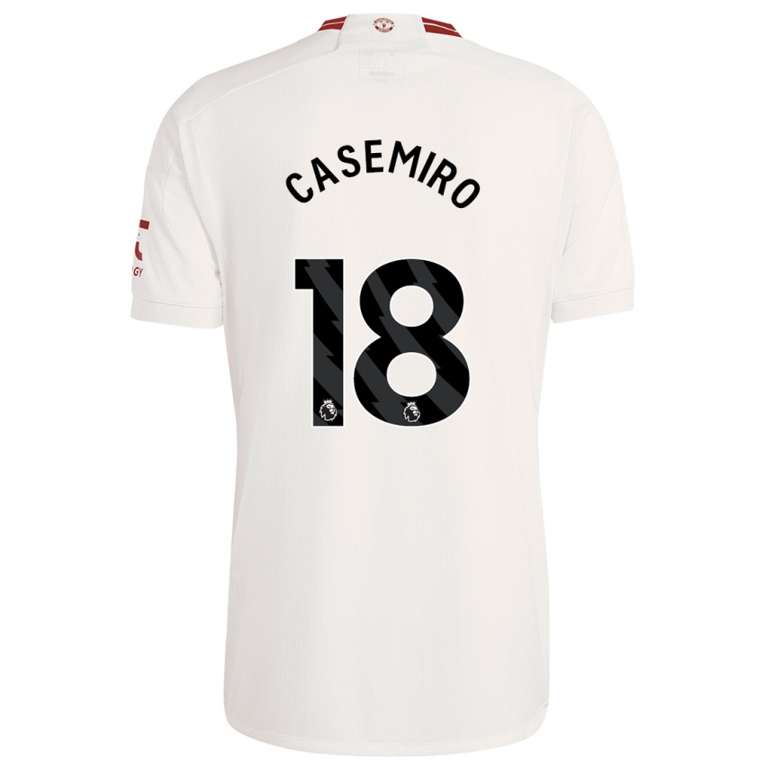 Kinder Casemiro #18 Weiß Ausweichtrikot Trikot 2023/24 T-Shirt Schweiz
