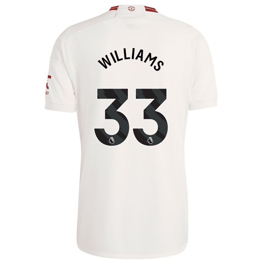 Kinder Brandon Williams #33 Weiß Ausweichtrikot Trikot 2023/24 T-Shirt Schweiz