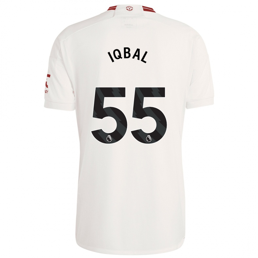 Kinder Zidane Iqbal #55 Weiß Ausweichtrikot Trikot 2023/24 T-Shirt Schweiz