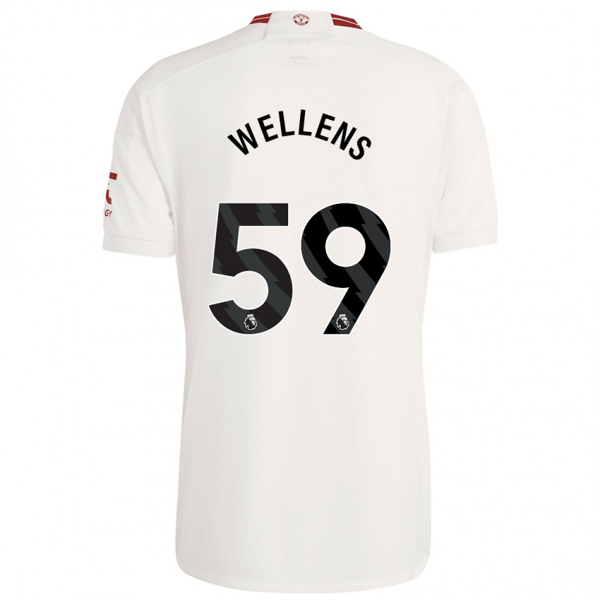 Kinder Charlie Wellens #59 Weiß Ausweichtrikot Trikot 2023/24 T-Shirt Schweiz