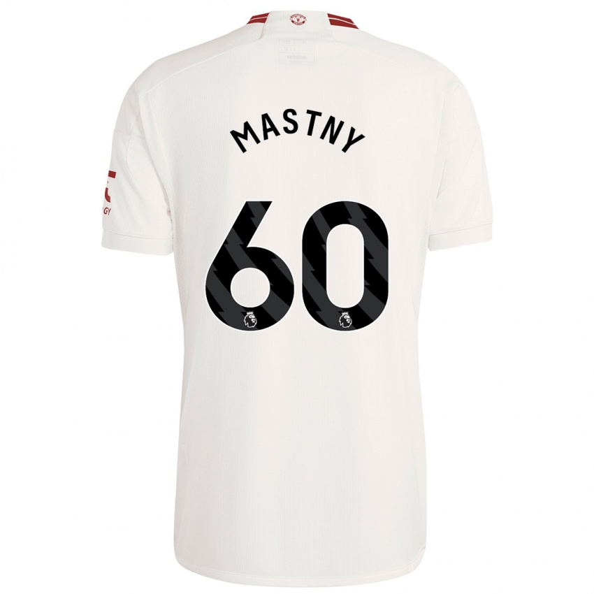 Enfant Maillot Ondrej Mastny #60 Blanc Troisieme 2023/24 T-Shirt Suisse