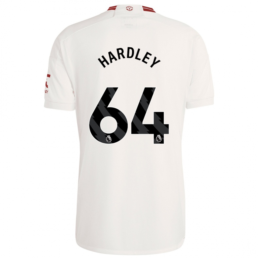 Kinder Bjorn Hardley #64 Weiß Ausweichtrikot Trikot 2023/24 T-Shirt Schweiz