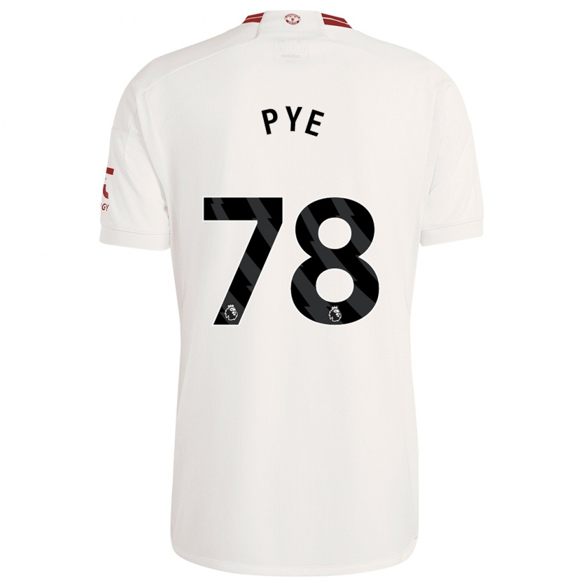Enfant Maillot Logan Pye #78 Blanc Troisieme 2023/24 T-Shirt Suisse