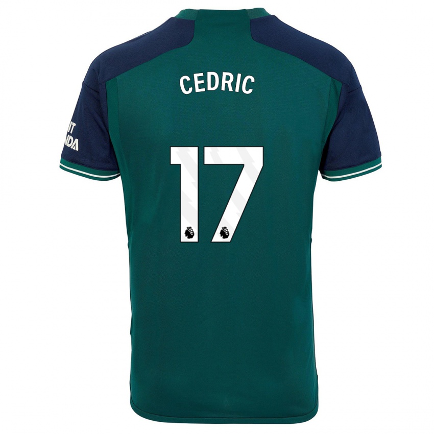 Kinder Cedric Soares #17 Grün Ausweichtrikot Trikot 2023/24 T-Shirt Schweiz