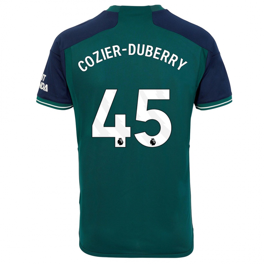 Kinder Amario Cozier-Duberry #45 Grün Ausweichtrikot Trikot 2023/24 T-Shirt Schweiz