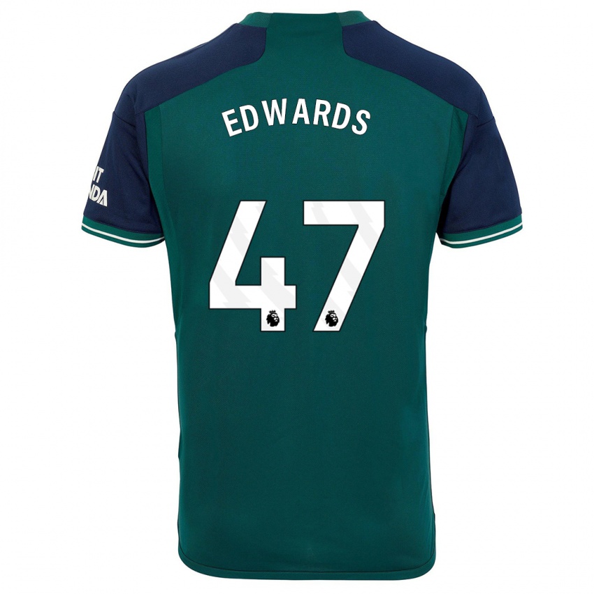 Kinder Khayon Edwards #47 Grün Ausweichtrikot Trikot 2023/24 T-Shirt Schweiz