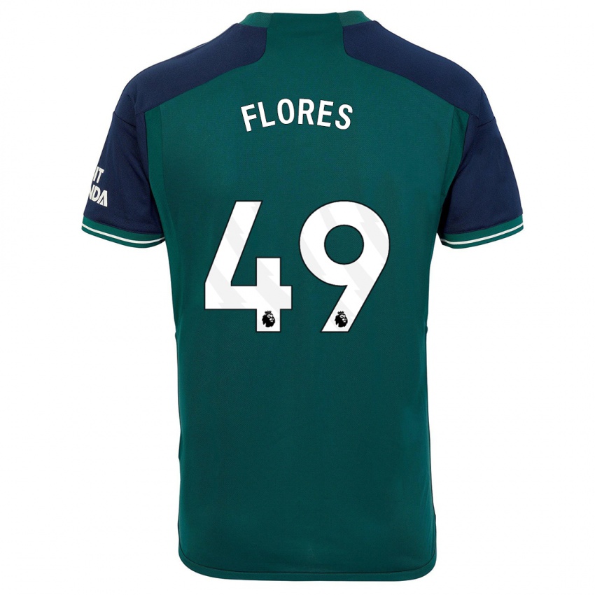 Kinder Marcelo Flores #49 Grün Ausweichtrikot Trikot 2023/24 T-Shirt Schweiz