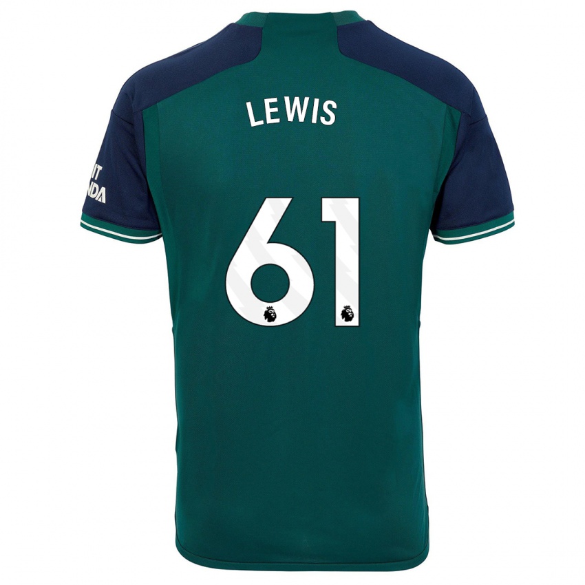 Kinder George Lewis #61 Grün Ausweichtrikot Trikot 2023/24 T-Shirt Schweiz
