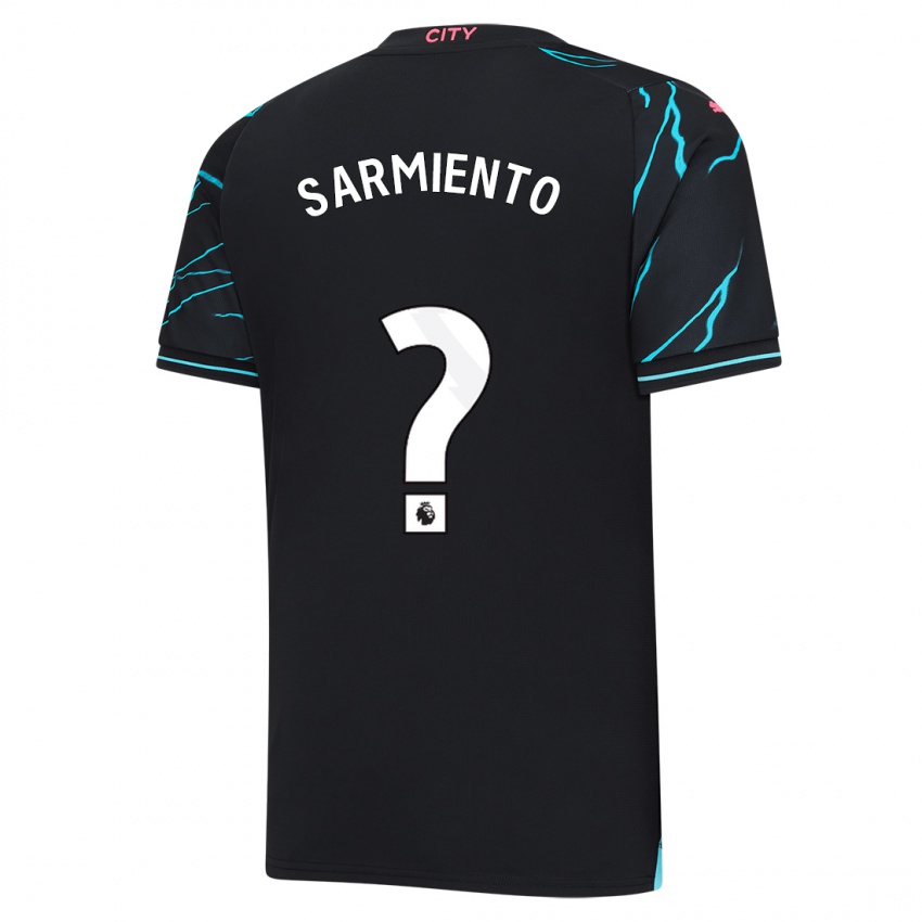 Kinder Darío Sarmiento #0 Dunkelblau Ausweichtrikot Trikot 2023/24 T-Shirt Schweiz