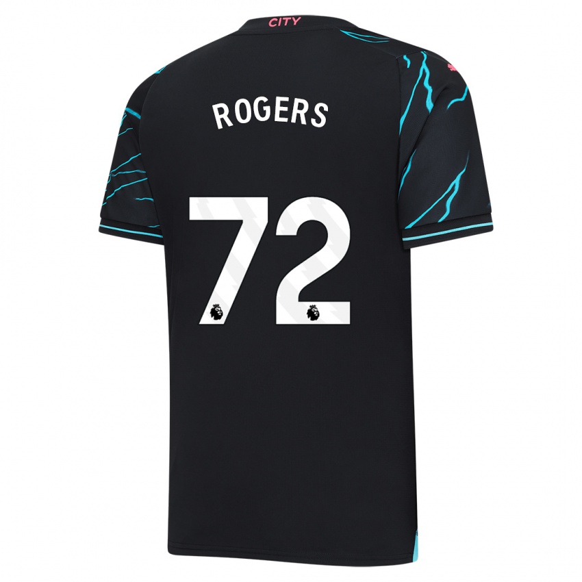 Kinder Morgan Rogers #72 Dunkelblau Ausweichtrikot Trikot 2023/24 T-Shirt Schweiz