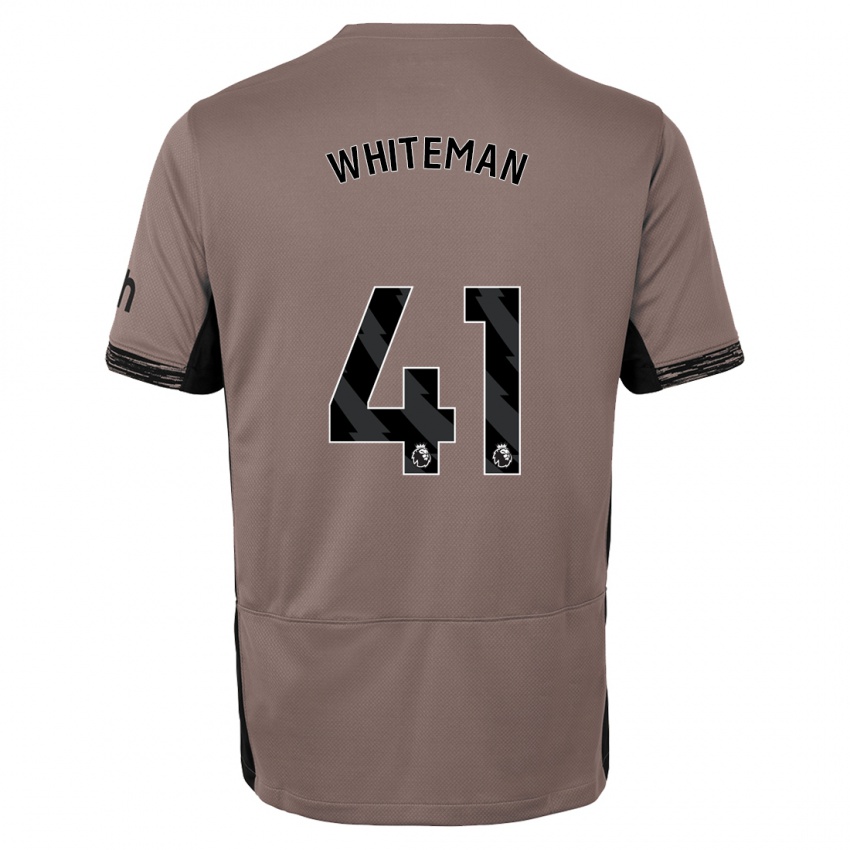 Enfant Maillot Alfie Whiteman #41 Beige Foncé Troisieme 2023/24 T-Shirt Suisse