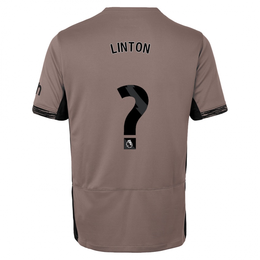 Enfant Maillot Jahziah Linton #0 Beige Foncé Troisieme 2023/24 T-Shirt Suisse