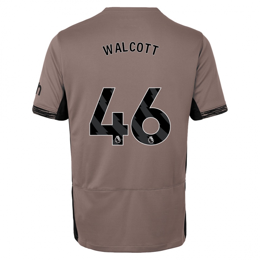 Enfant Maillot Malachi Fagan Walcott #46 Beige Foncé Troisieme 2023/24 T-Shirt Suisse