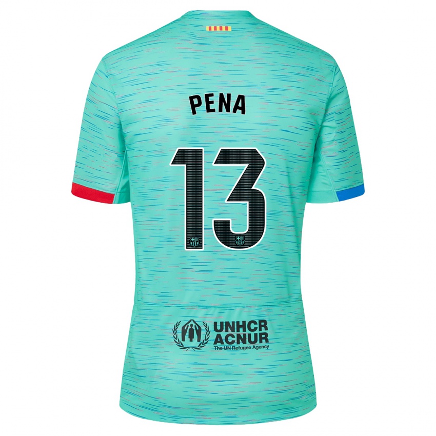 Kinder Inaki Pena #13 Helles Aqua Ausweichtrikot Trikot 2023/24 T-Shirt Schweiz