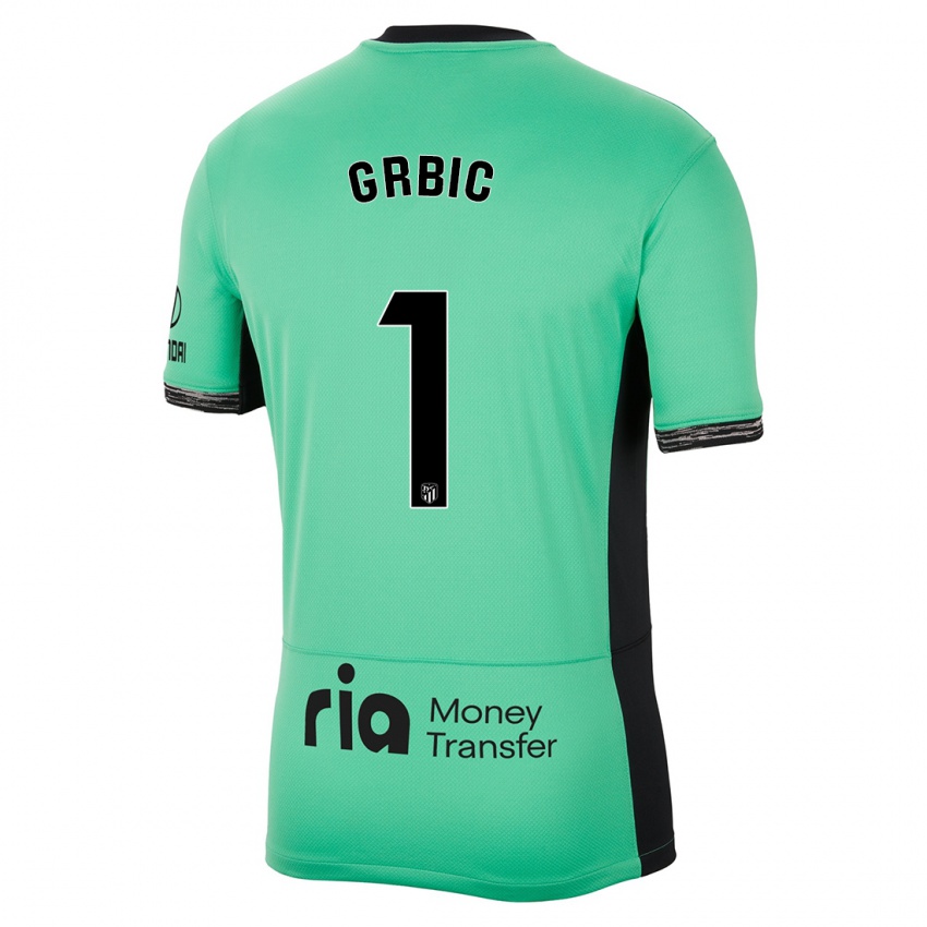Kinder Ivo Grbic #1 Frühlingsgrün Ausweichtrikot Trikot 2023/24 T-Shirt Schweiz