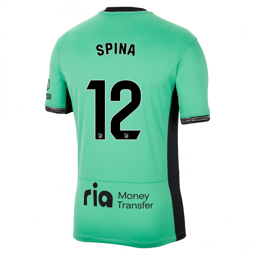 Kinder Gerónimo Spina #12 Frühlingsgrün Ausweichtrikot Trikot 2023/24 T-Shirt Schweiz