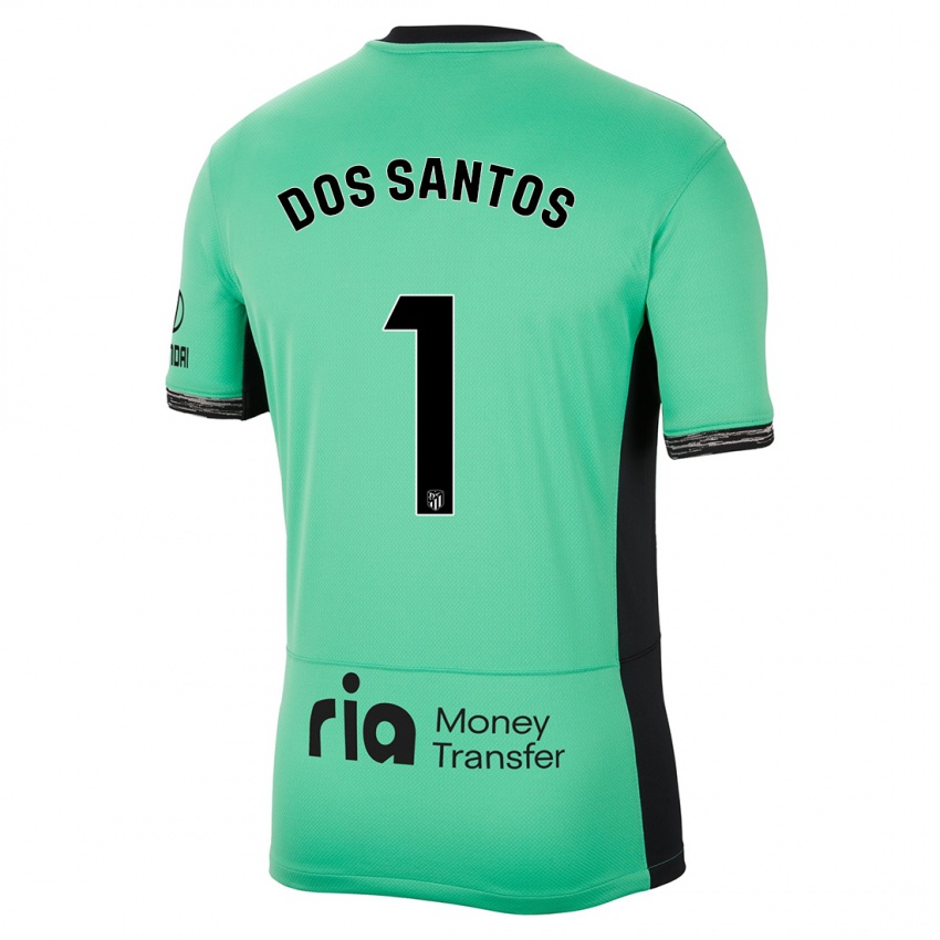 Kinder Alex Dos Santos #1 Frühlingsgrün Ausweichtrikot Trikot 2023/24 T-Shirt Schweiz