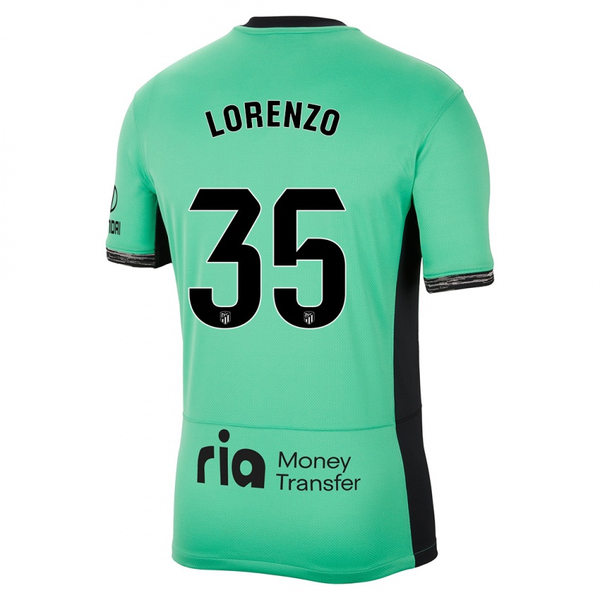 Kinder Diego Lorenzo #35 Frühlingsgrün Ausweichtrikot Trikot 2023/24 T-Shirt Schweiz