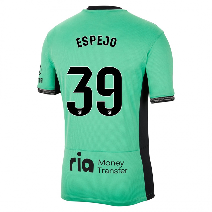 Kinder Diego Espejo #39 Frühlingsgrün Ausweichtrikot Trikot 2023/24 T-Shirt Schweiz