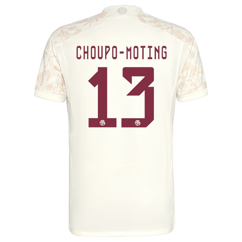 Enfant Maillot Eric Maxim Choupo-Moting #13 Blanc Cassé Troisieme 2023/24 T-Shirt Suisse