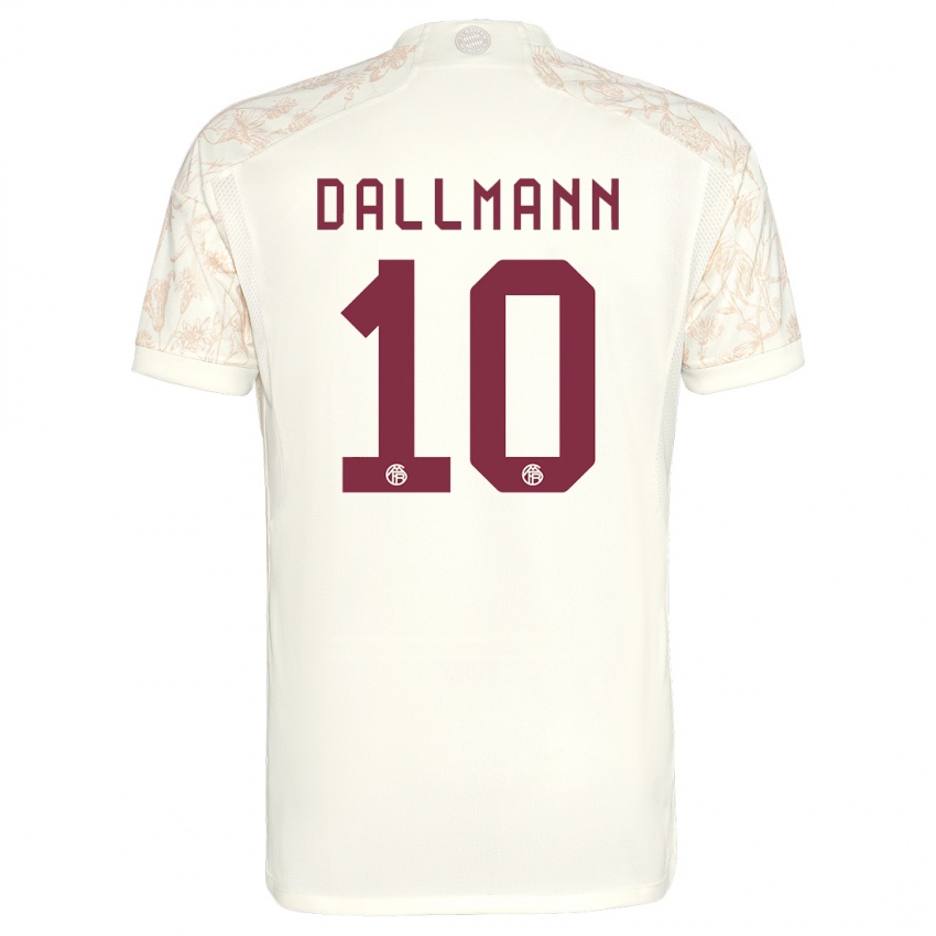 Kinder Linda Dallmann #10 Cremefarben Ausweichtrikot Trikot 2023/24 T-Shirt Schweiz