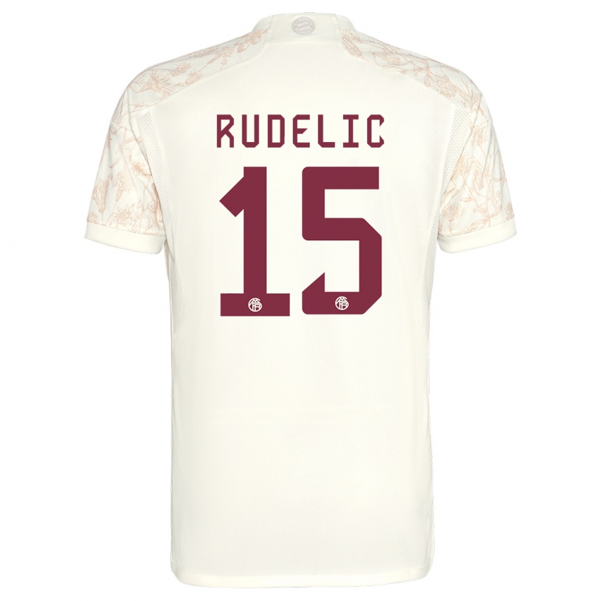Kinder Ivana Rudelic #15 Cremefarben Ausweichtrikot Trikot 2023/24 T-Shirt Schweiz