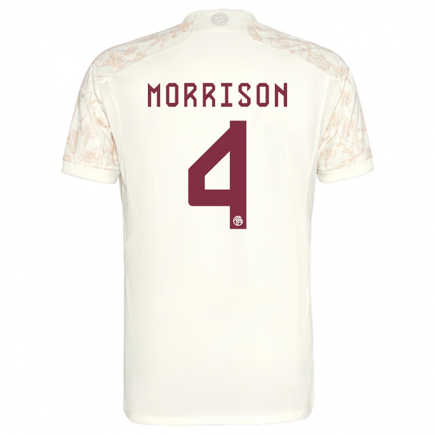Kinder Liam Morrison #4 Cremefarben Ausweichtrikot Trikot 2023/24 T-Shirt Schweiz
