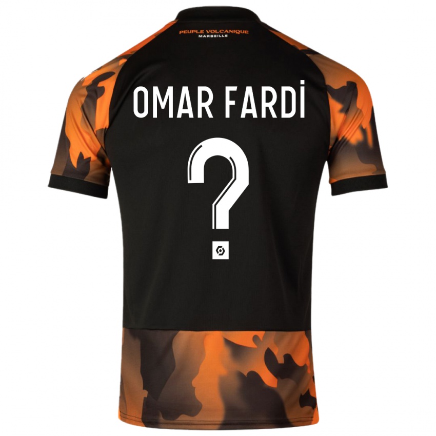 Kinder El Omar Fardi #0 Schwarzorange Ausweichtrikot Trikot 2023/24 T-Shirt Schweiz