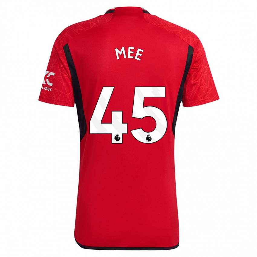 Herren Dermot Mee #45 Rot Heimtrikot Trikot 2023/24 T-Shirt Schweiz