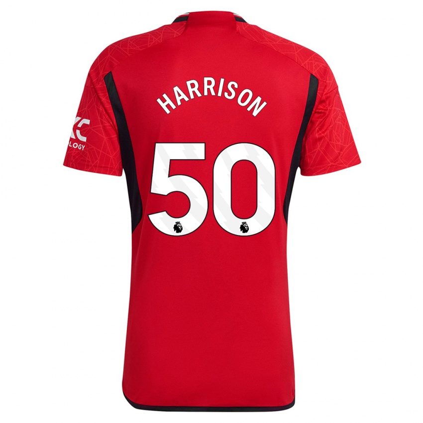 Herren Elyh Harrison #50 Rot Heimtrikot Trikot 2023/24 T-Shirt Schweiz