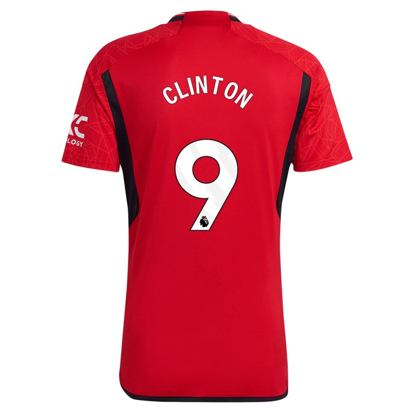 Herren Grace Clinton #9 Rot Heimtrikot Trikot 2023/24 T-Shirt Schweiz