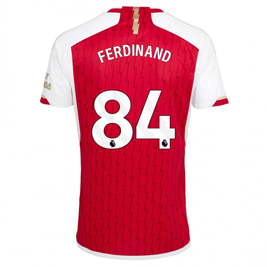 Homme Maillot Seb Ferdinand #84 Rouge Tenues Domicile 2023/24 T-Shirt Suisse
