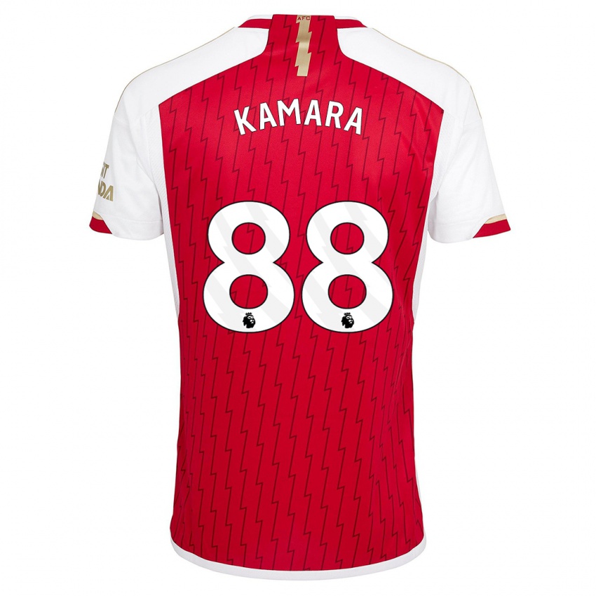 Homme Maillot Osman Kamara #88 Rouge Tenues Domicile 2023/24 T-Shirt Suisse