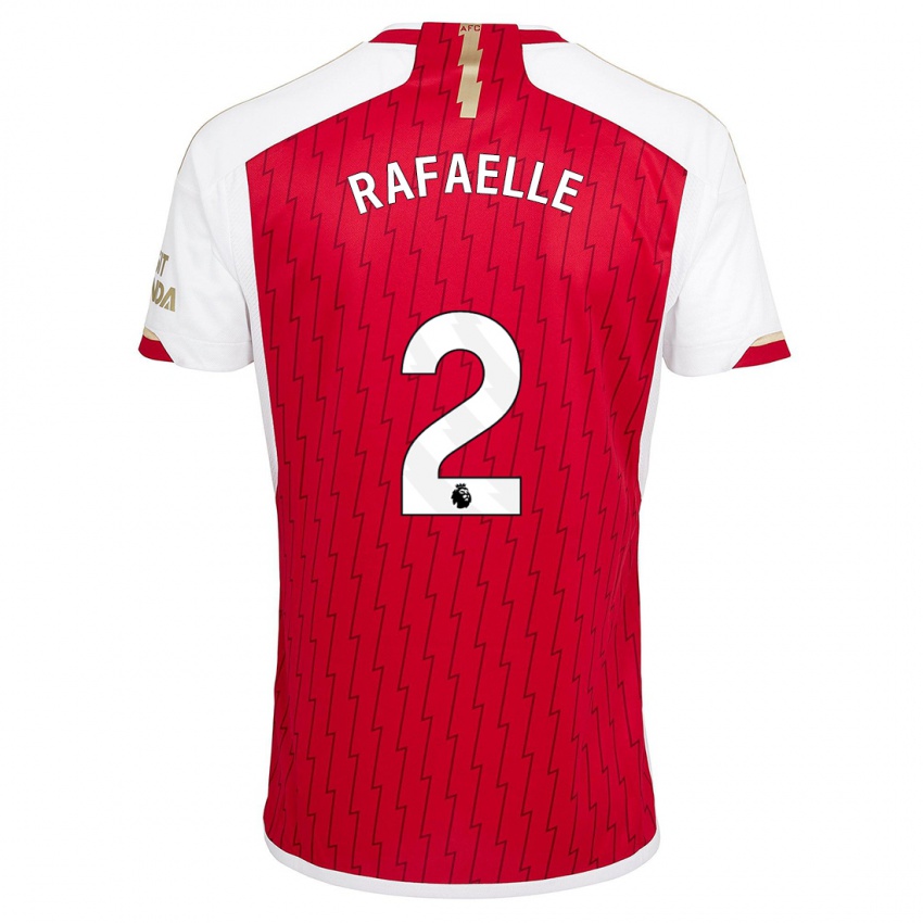 Homme Maillot Rafaelle Souza #2 Rouge Tenues Domicile 2023/24 T-Shirt Suisse