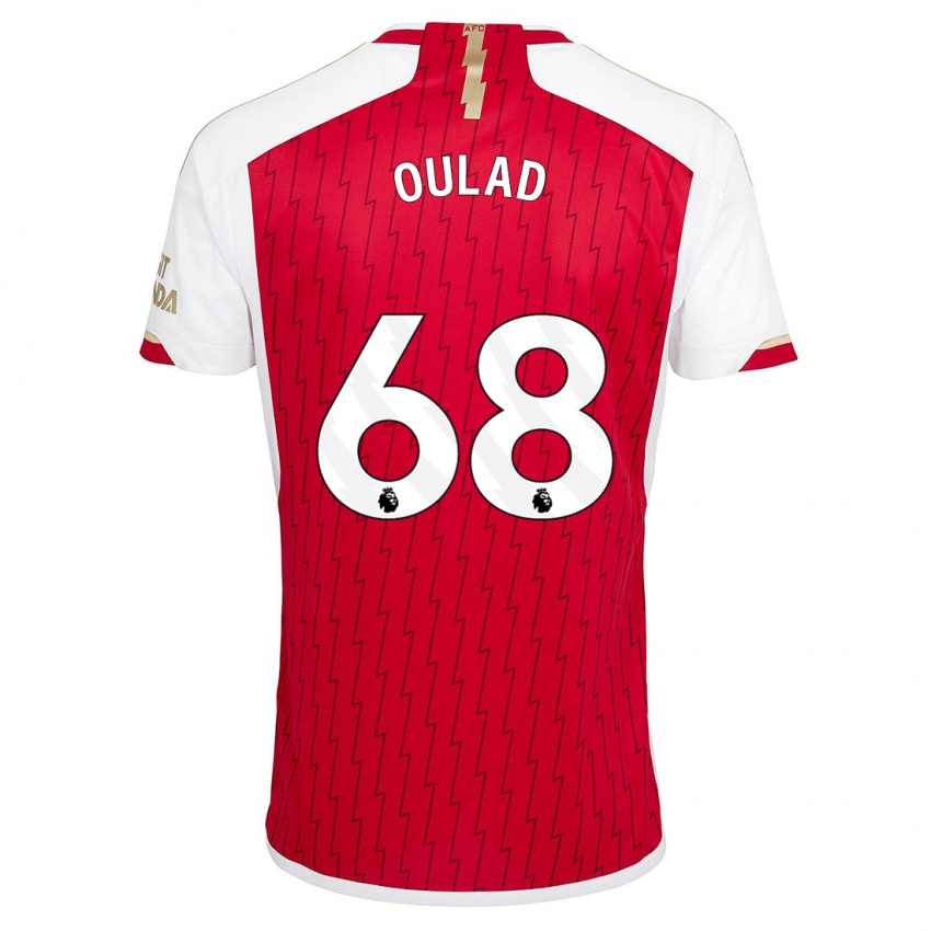 Homme Maillot Salah-Eddine Oulad M'hand #68 Rouge Tenues Domicile 2023/24 T-Shirt Suisse