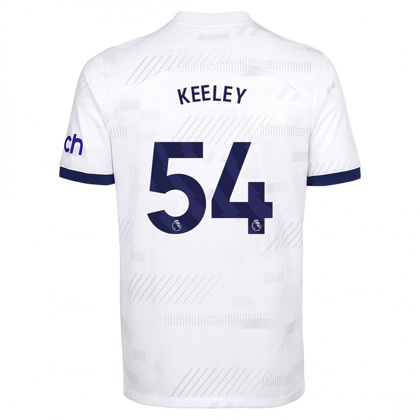 Herren Josh Keeley #54 Weiß Heimtrikot Trikot 2023/24 T-Shirt Schweiz