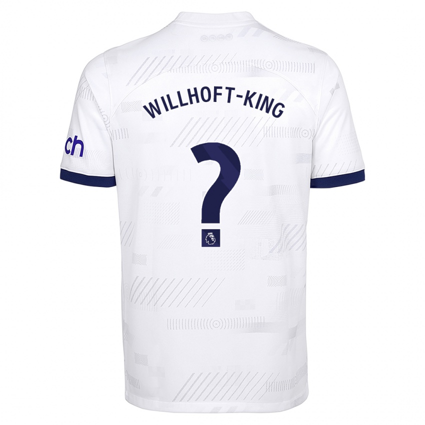 Homme Maillot Han Willhoft-King #0 Blanc Tenues Domicile 2023/24 T-Shirt Suisse