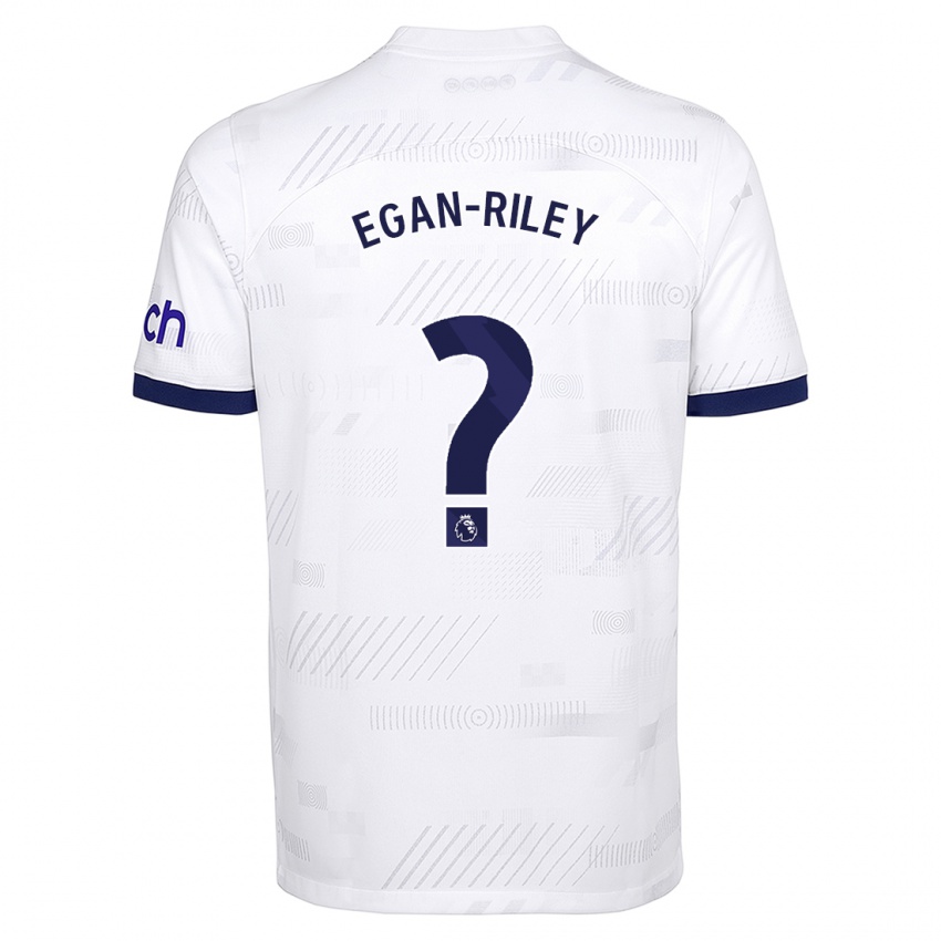 Homme Maillot Roman Egan-Riley #0 Blanc Tenues Domicile 2023/24 T-Shirt Suisse