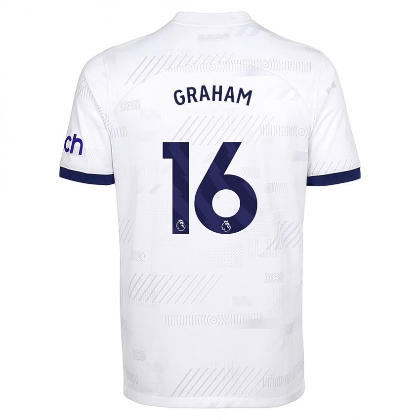 Herren Kit Graham #16 Weiß Heimtrikot Trikot 2023/24 T-Shirt Schweiz