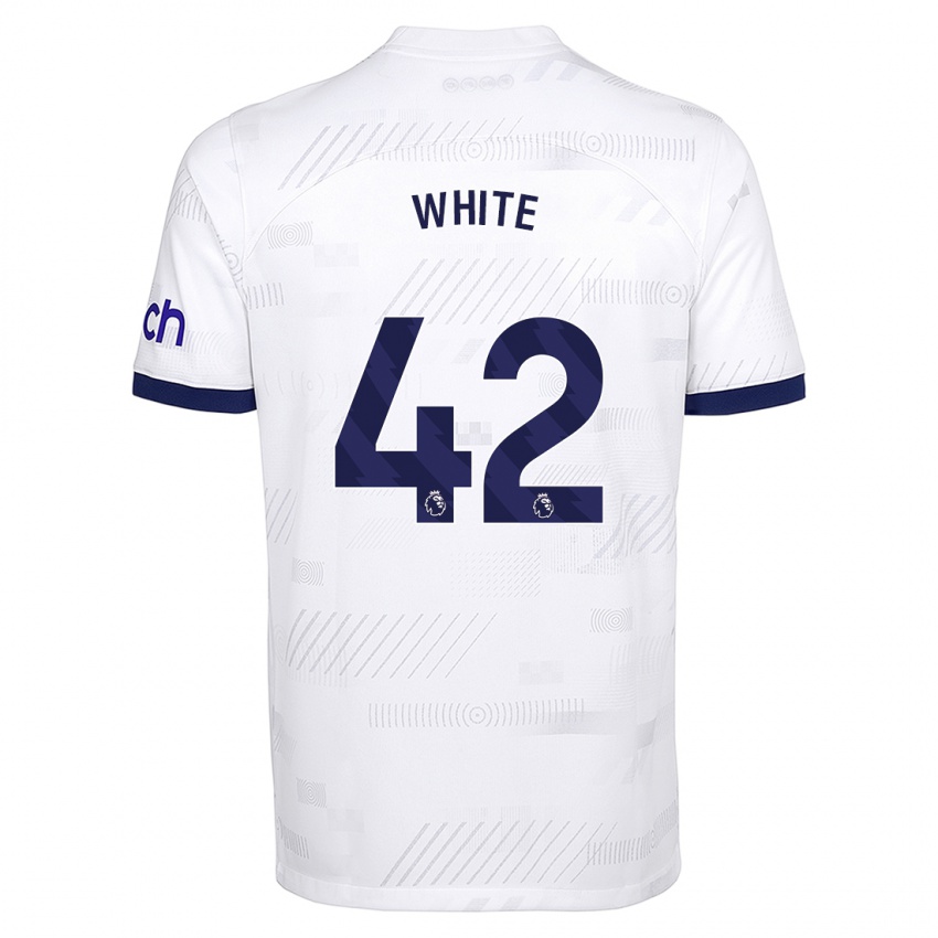 Homme Maillot Harvey White #42 Blanc Tenues Domicile 2023/24 T-Shirt Suisse