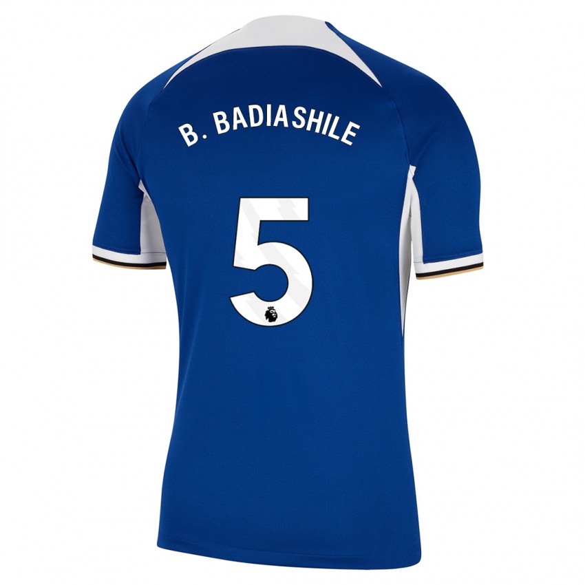 Herren Benoît Badiashile #5 Blau Heimtrikot Trikot 2023/24 T-Shirt Schweiz