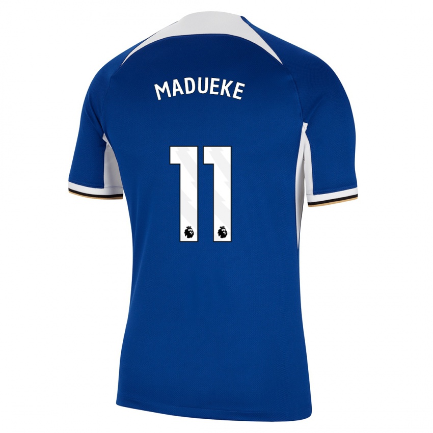 Herren Noni Madueke #11 Blau Heimtrikot Trikot 2023/24 T-Shirt Schweiz